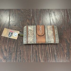 Justin Boots Women Wallet Western Design NEW